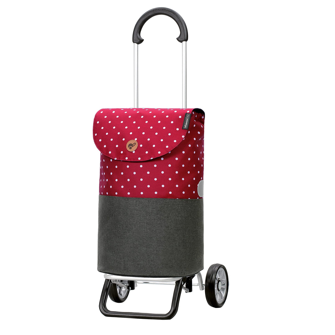 ANDERSEN Einkaufstrolley - Scala Shopper Plus Duko rot 36 L Shopping,wasserabweisend, Aluminium, kla