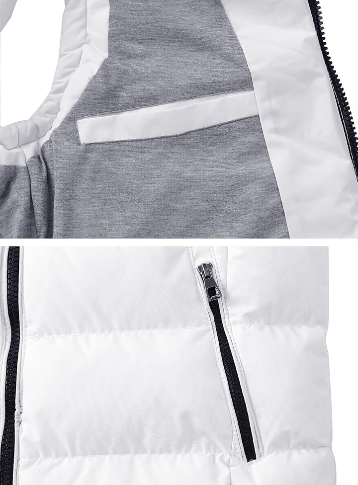 ZSHOW Herren Winter Weste Gesteppte Polsterung Puffer Ärmellos Jacke Warme Outdoor Weste Körperwärme
