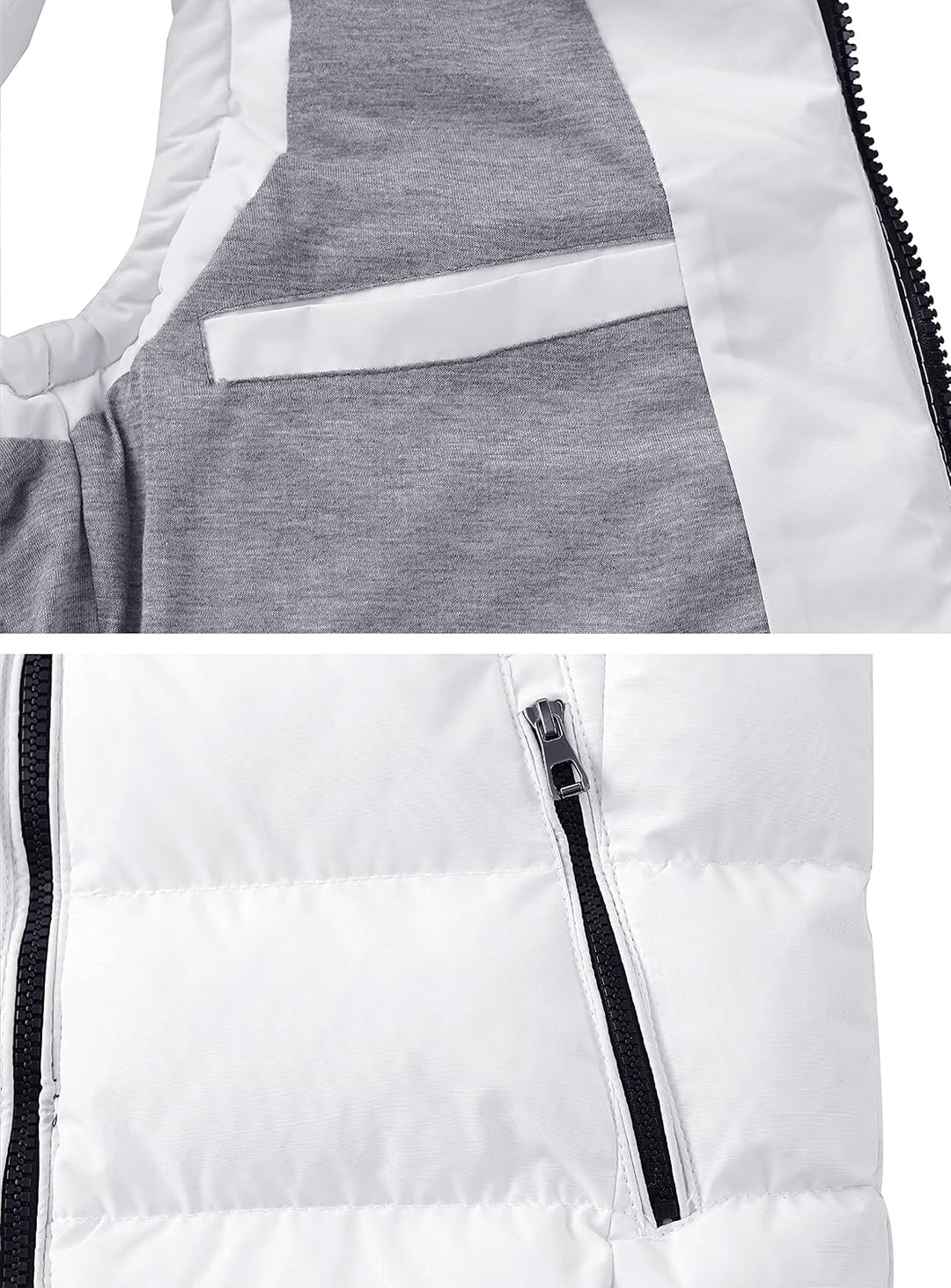 ZSHOW Herren Winter Weste Gesteppte Polsterung Puffer Ärmellos Jacke Warme Outdoor Weste Körperwärme