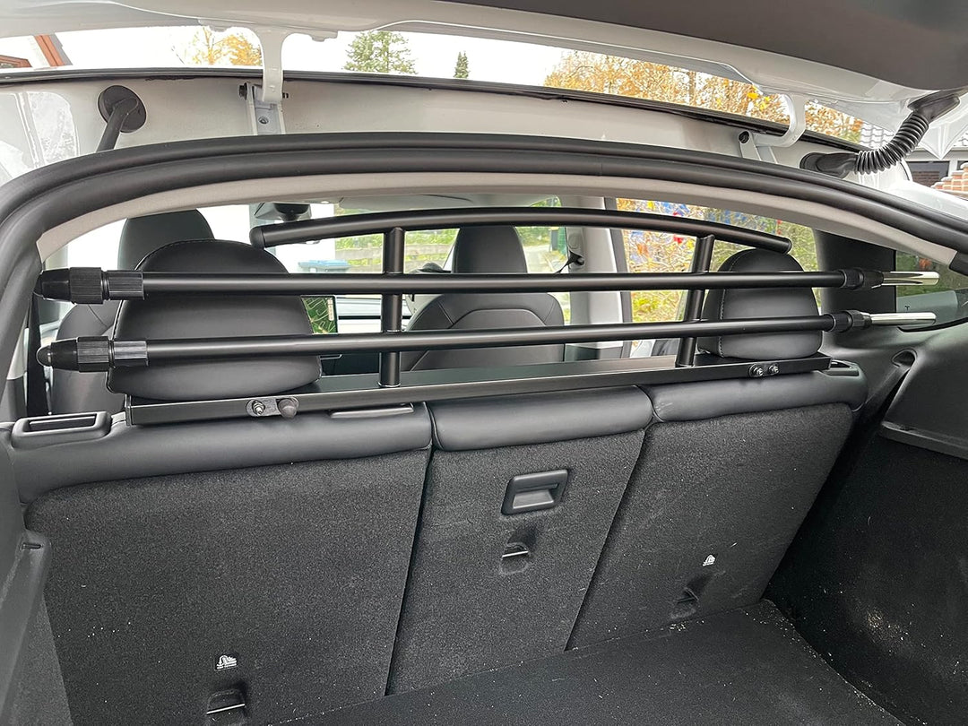 Electric Rebels Hundegitter/Transportgitter – kompatibel mit Tesla Model Y (auch Juniper) – stufenlo