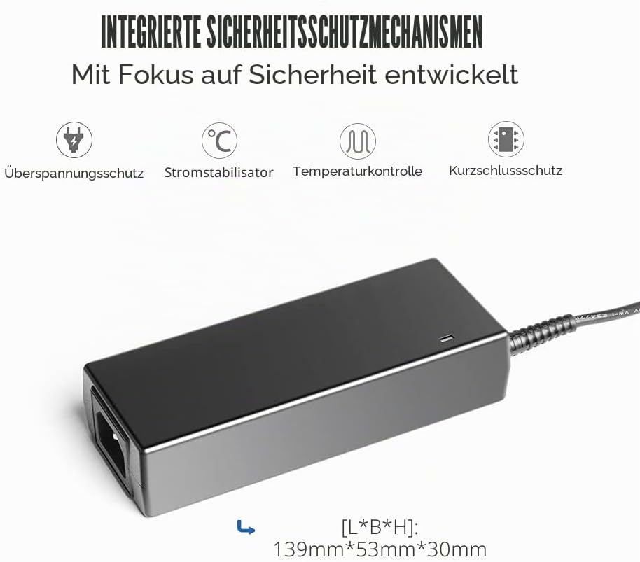 KFD 12V 8,33A Netzteil Ladegerät für Synology DS918+ DS923+ DS920+ DS916+ DS918 Plus Diskstation DS4
