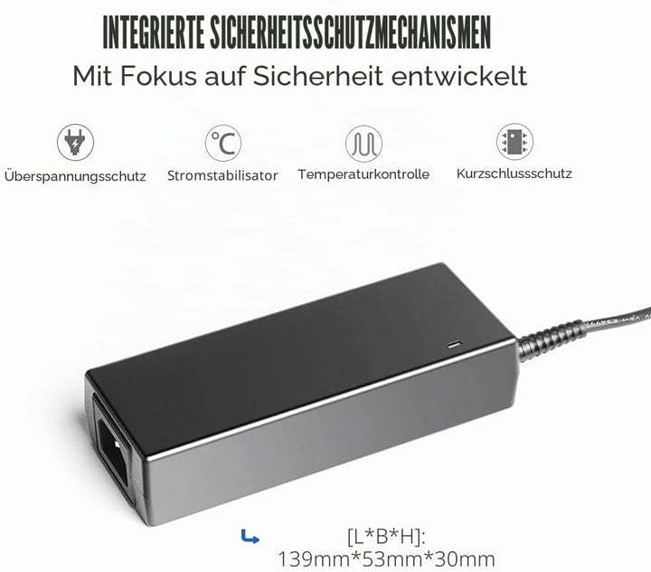 KFD 12V 8,33A Netzteil Ladegerät für Synology DS918+ DS923+ DS920+ DS916+ DS918 Plus Diskstation DS4