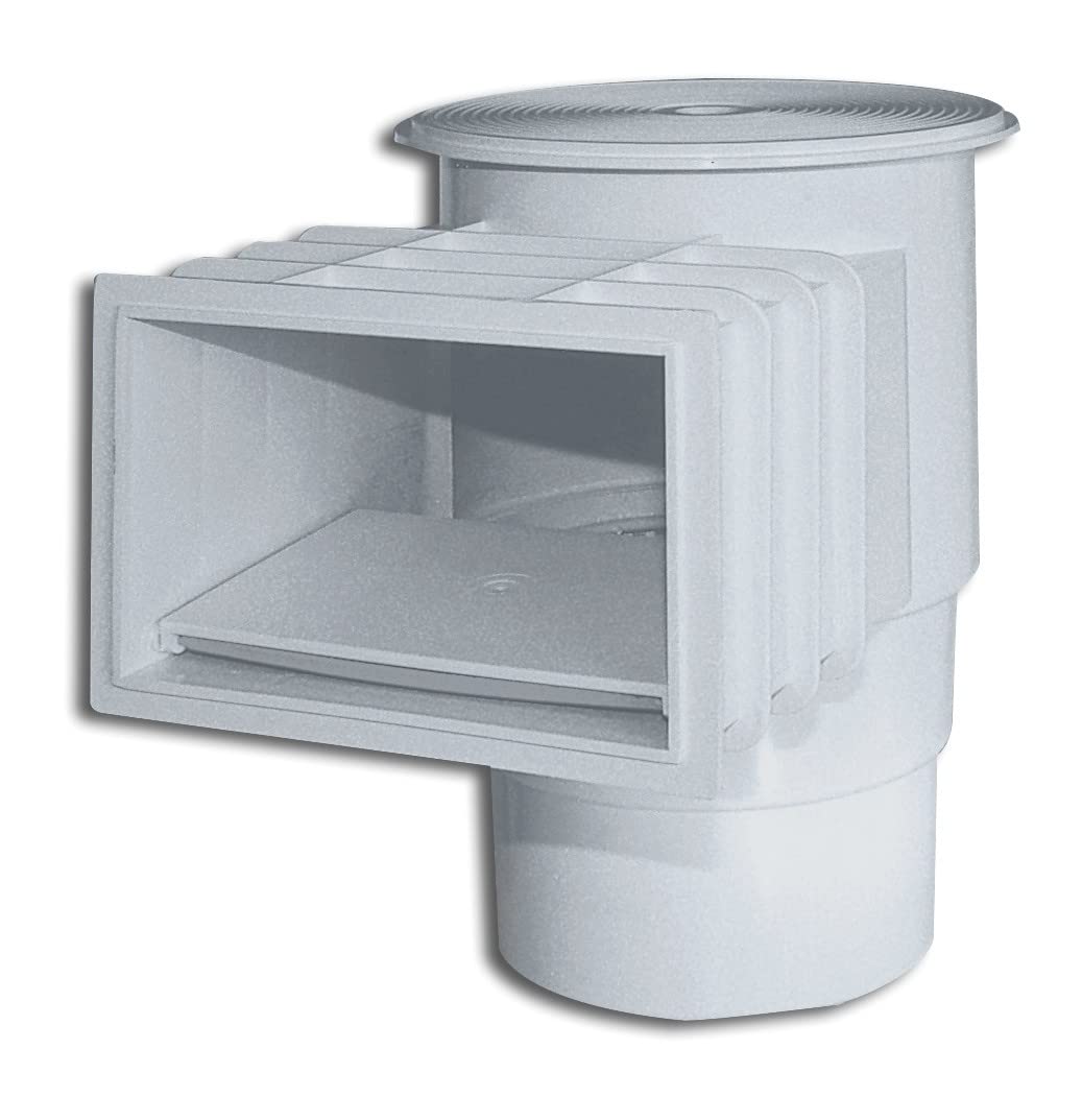QP Skimmer Boca 200 Abs Deckel rund, Schwarz, 42,5 x 46 x 28 cm, 500183
