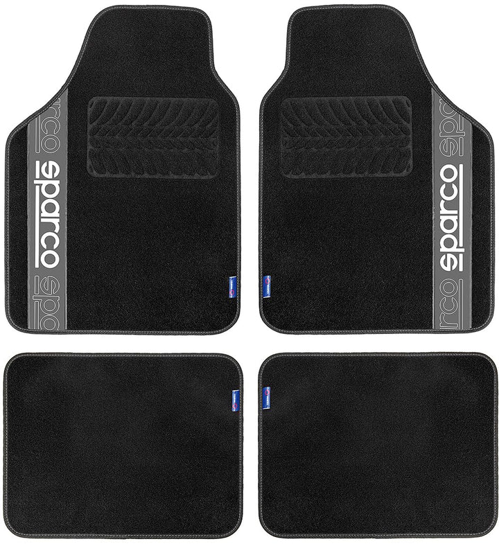 Sparco Teppichboden F510 Schwarz/Grau Teppichboden TEPPICH F510 GRAU, TEPPICH F510 GRAU