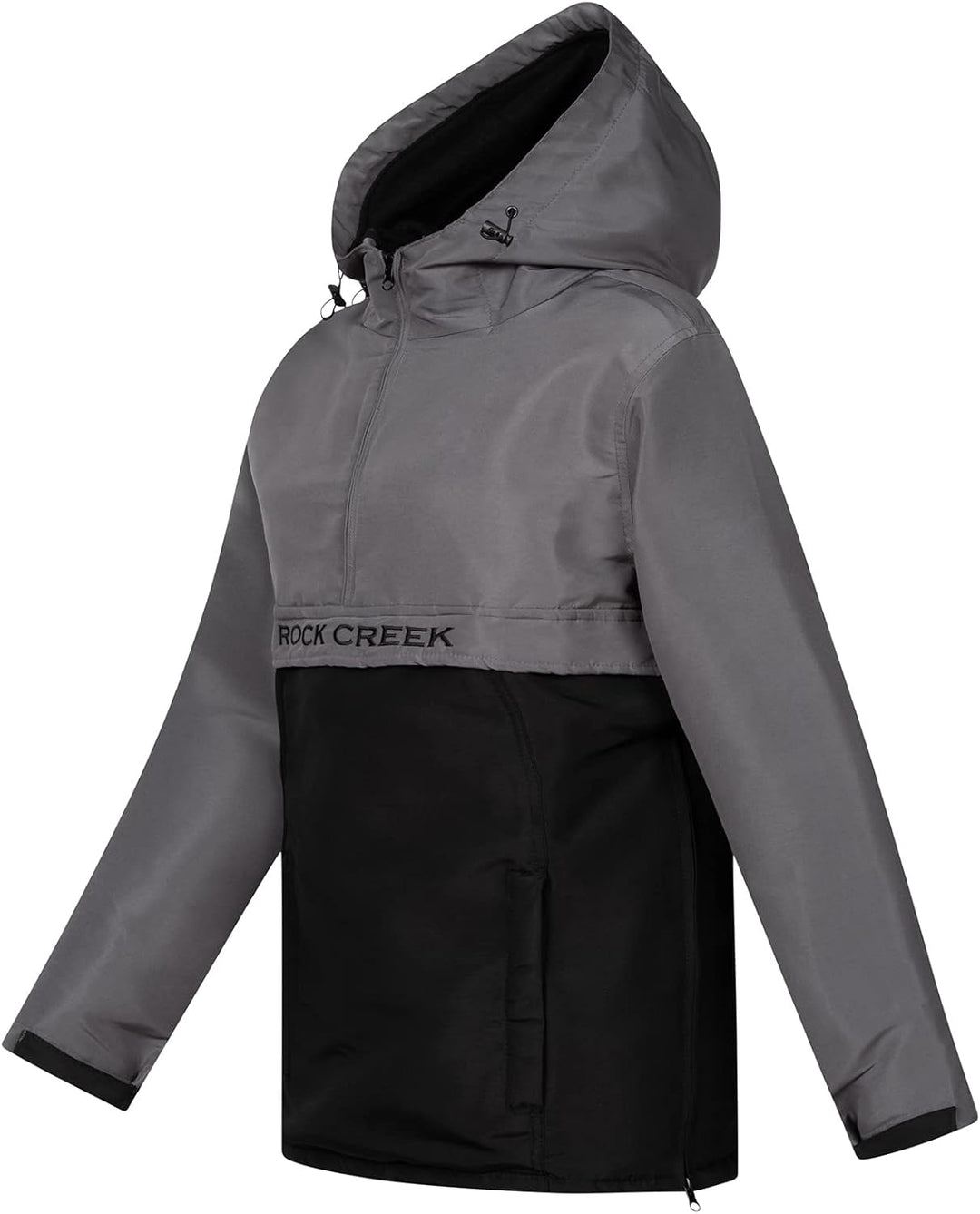 Rock Creek Damen Windbreaker Jacke Anorak D-477, Dunkelgrau