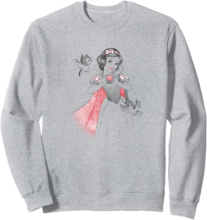 Disney Snow White Vintage Princess Sketch Sweatshirt
