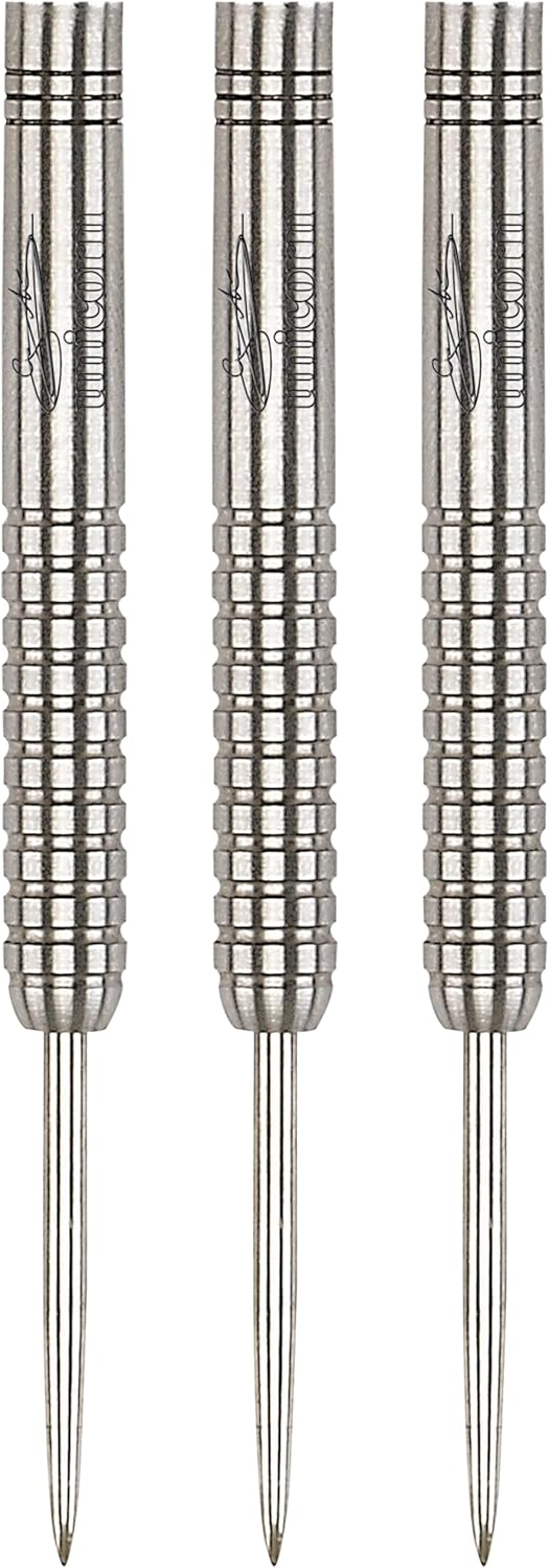 Unicorn Phase 1 Gary Anderson Purist Steel Barrel 24 g Silber, 24 g Silber