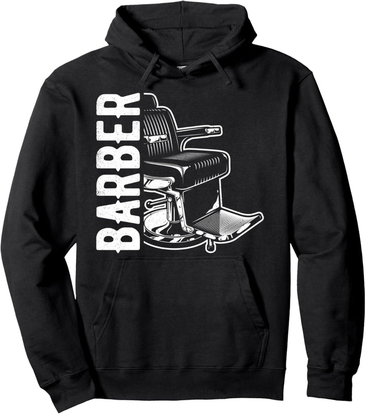 Friseur Barber Friseurstuhl Geschenk Haarschnitt Hairstylist Pullover Hoodie