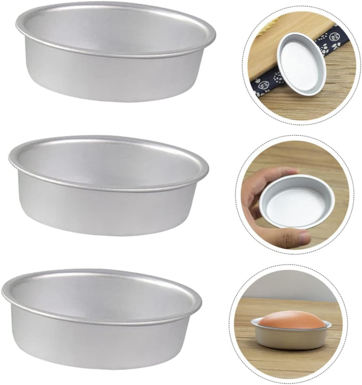 UPKOCH 6St Schimmel kuchen Schokoladenform Mini Pappbecher Keks-Torte Leche-Flan-Former Toastbrotfor