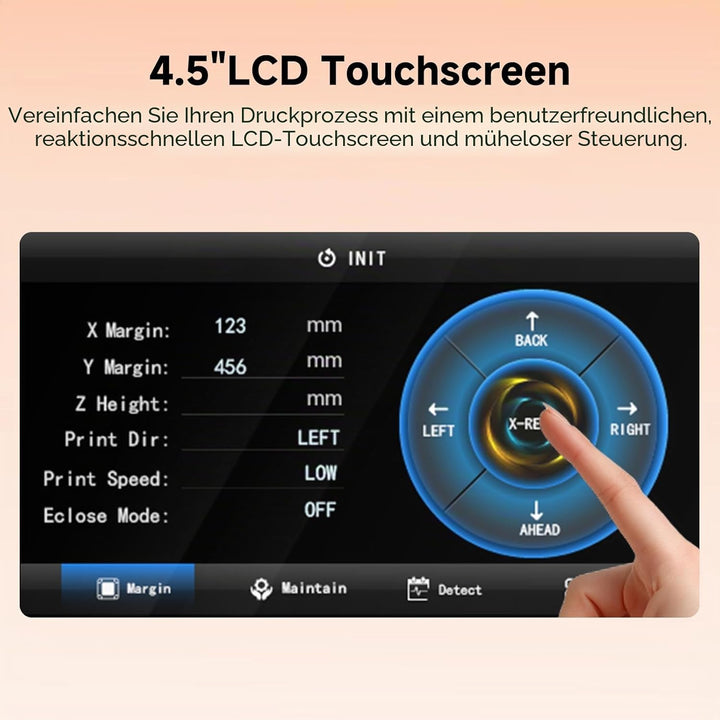 PLK DTF-Drucker A3 XP600 DTF, 2 x Druckgeschwindigkeit als L1800 & L805, automatische Reinigung, int