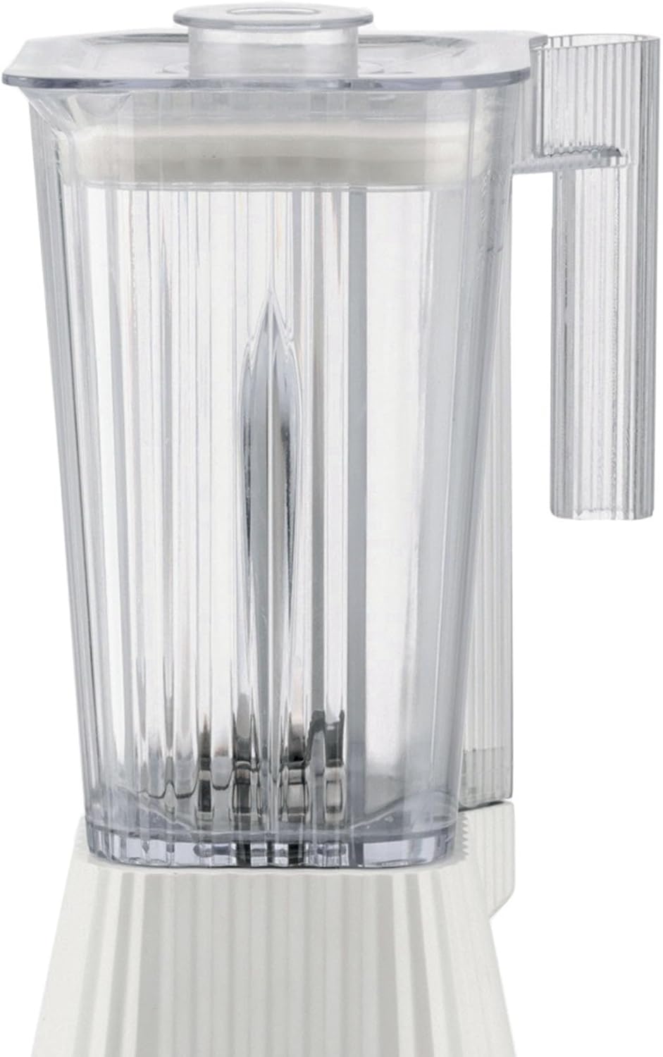 Alessi Plissé MDL09 W - Standmixer mit Abgestufter Karaffe, Thermoplastisches Harz, Europäischer Ste