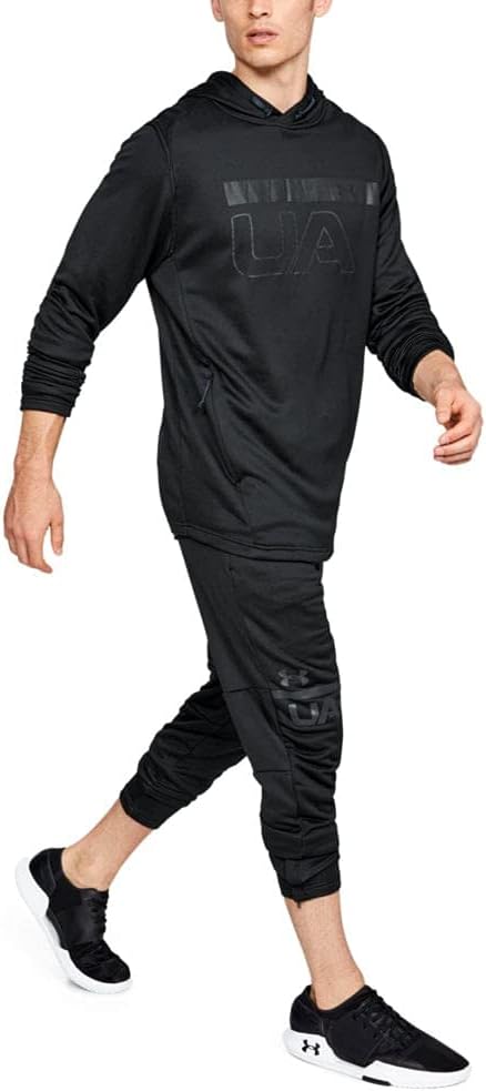 Under Armour Herren Tech Terry Po Graphic Hoodie Oberteil S Schwarz, S Schwarz