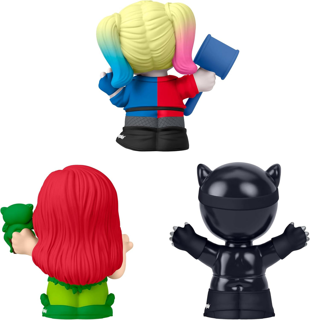 Little People Collector DC Superschurken Sondereditionsset für Fans von Comicbüchern, 3 Figuren in E