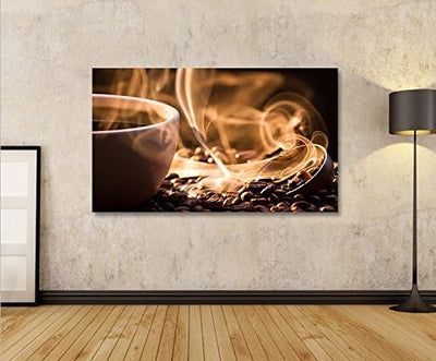 islandburner Bild Bilder auf Leinwand Kaffeebohnen 1p XXL Poster Leinwandbild Wandbild art up your l