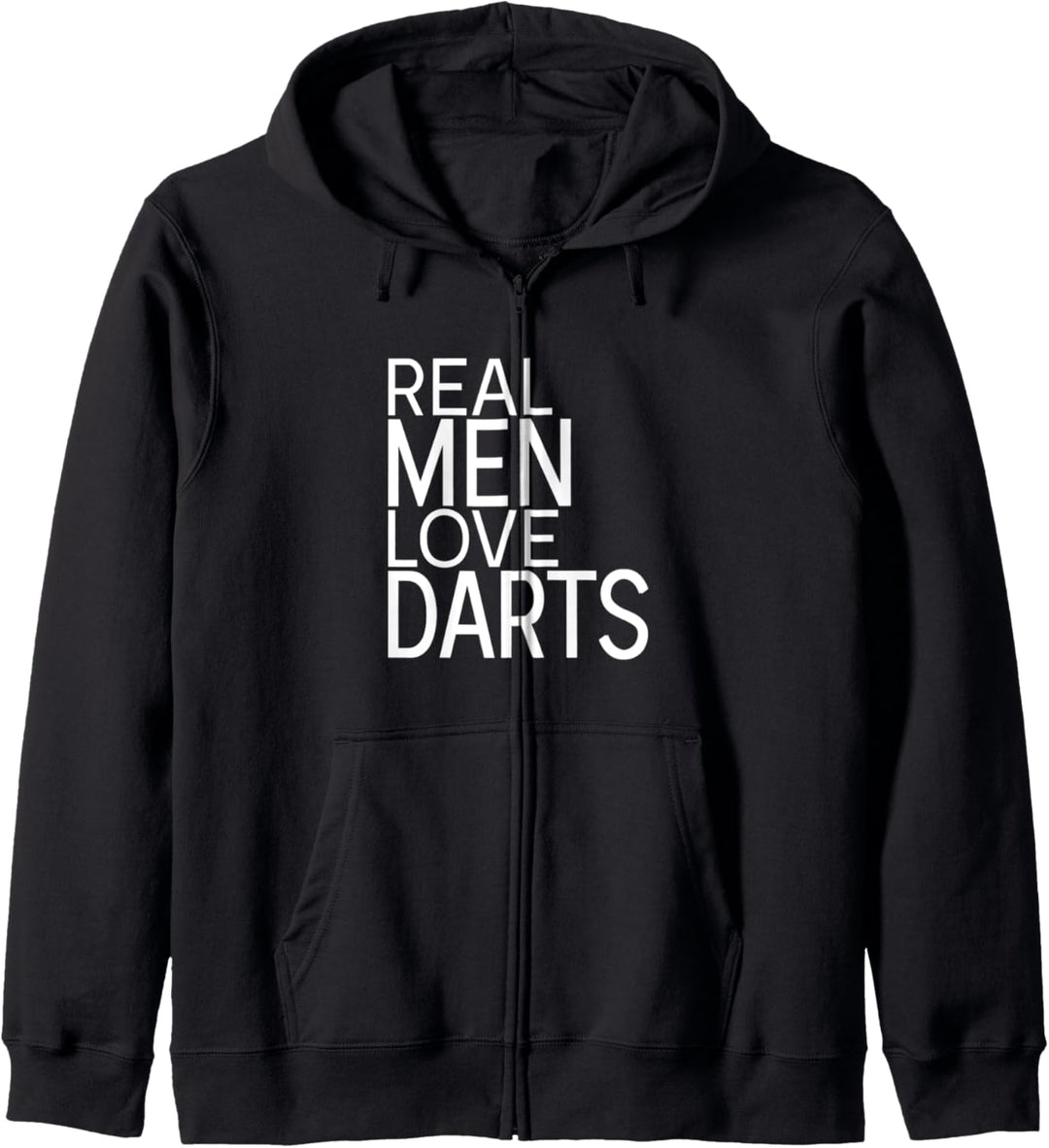 "Real Men Love Darts" Dartscheibe Dartspfeil Darts Turnier Kapuzenjacke