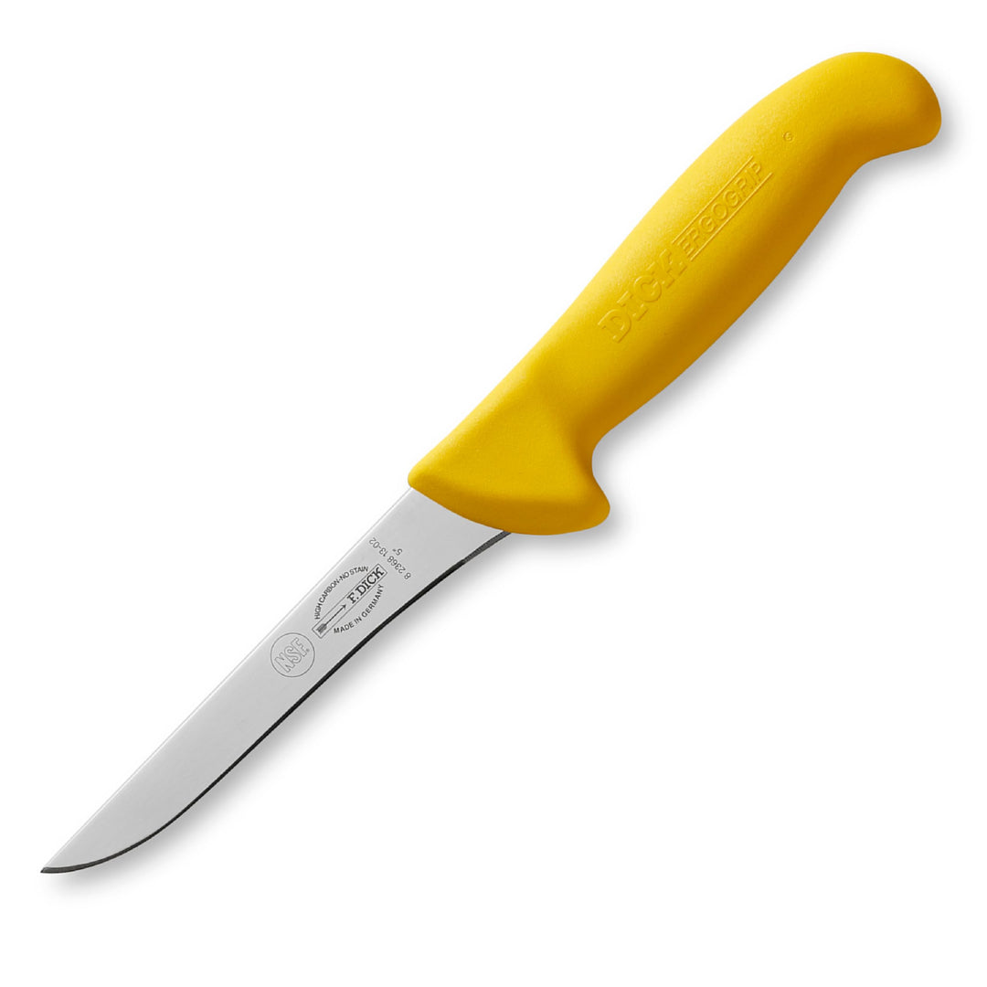 F. DICK Ausbeinmesser Steif / Metzgermesser ErgoGrip (Klinge Messer 13 cm, Messerstahl rostfrei, 56