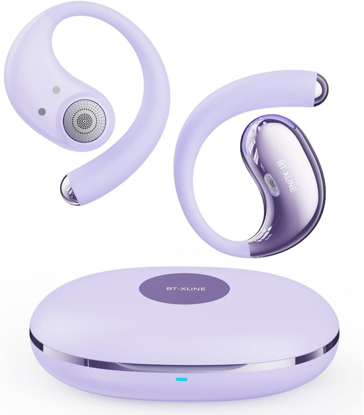 Micool Open-Ear Kopfhörer Bluetooth 6.0, Clip-On Ohrhörer Kabellos mit 36H Spielzeit, Geräuschreduzi