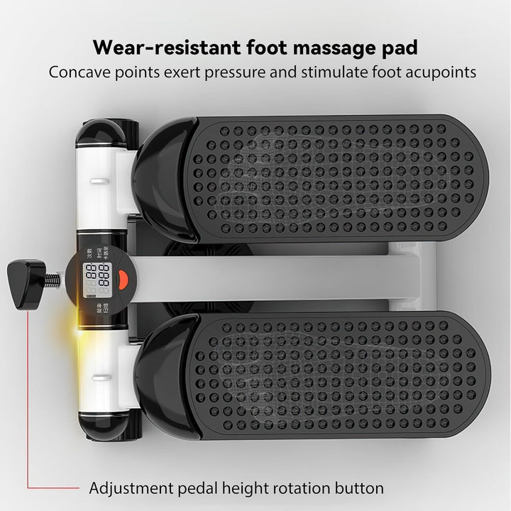 Stepper FüR Zuhause 120kg, Ministepper FüR Zuhause, Hometrainer Stepper, FüR Effektives Bein/Arm/Po