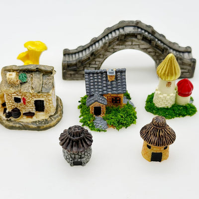 Cayway 83 Stück Miniatur Feengarten Zengarten Zubehör, Miniatur Ornament Kit, Miniatur Gartendekorat
