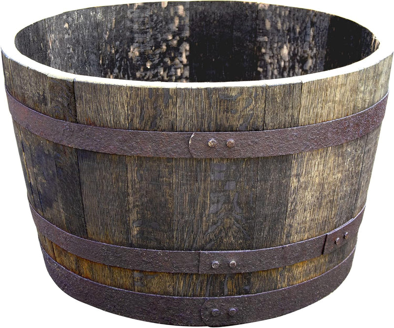 Halbes Fass aus einem originalen schottischen Whiskyfass (Oberfläche geölt)