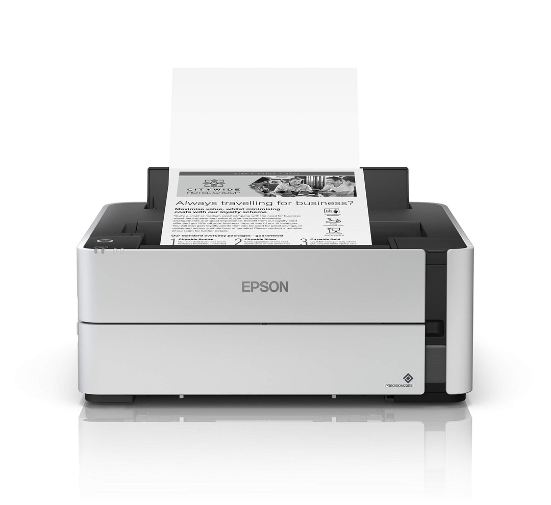 Epson EcoTank ET-M1170 nachfüllbarer Schwarzweissdrucker (Singlefunction, DIN A4, Duplex, Wi-Fi, USB