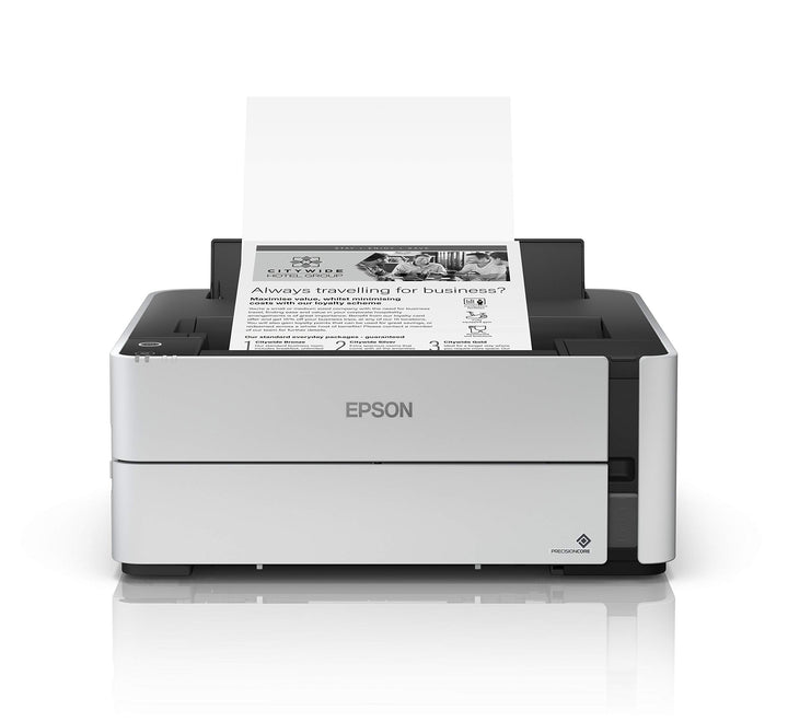 Epson EcoTank ET-M1170 nachfüllbarer Schwarzweissdrucker (Singlefunction, DIN A4, Duplex, Wi-Fi, USB