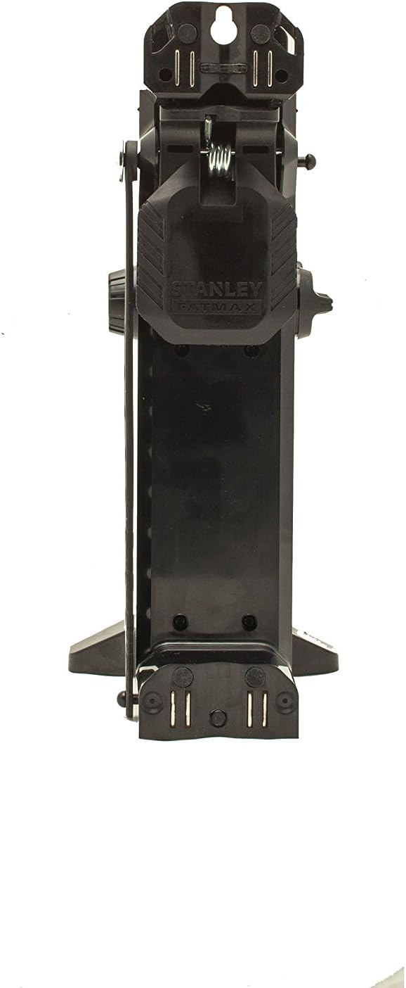 Stanley FMHT1-77435 FatMax Universal-Wandhalterung - 5/8 Zoll Gewinde, 20 cm höhenverstellbar, Schwa