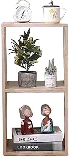 Etnicart - Doppelwürfel Aufbewahrungsbox Bücherregal Eiche 35x30x70cm MDF Holz Regal Design Büro Ein