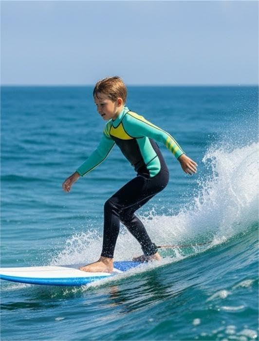 Gogokids Kinder Neoprenanzüge - Jungen Mädchen Rash Guard Einteiler Thermische Badeanzüge 2.5mm Neop