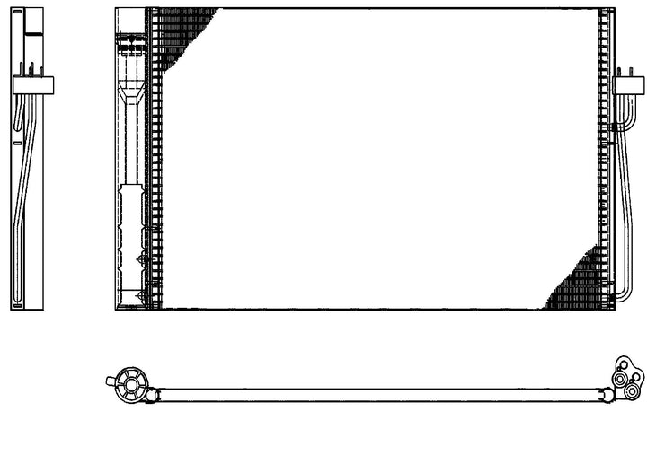 BEHR HELLA SERVICE 8FC 351 301-331 *** PREMIUM LINE *** Kondensator, Klimaanlage