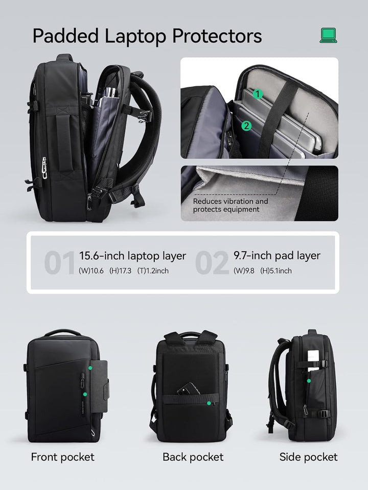 MARK RYDEN Vakuum Lagerung Rucksack, grosse Kapazität Reise Lagerung Umhängetasche, Travel Business