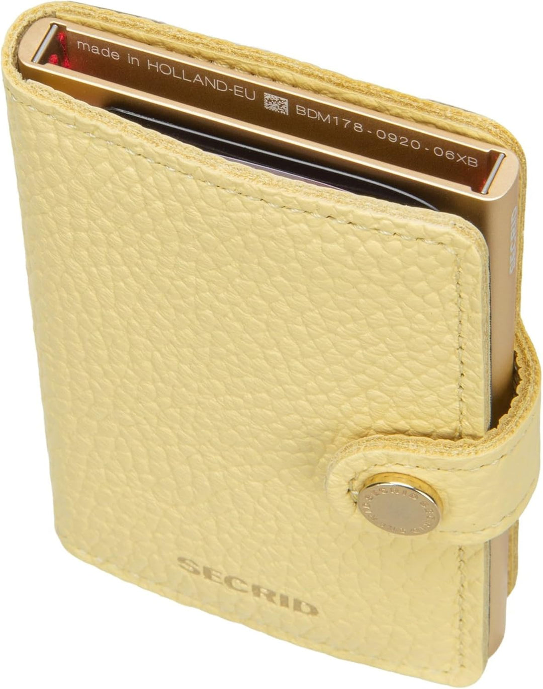 Secrid Wallets Miniwallet Pebble 10 cm - Butter Yellow