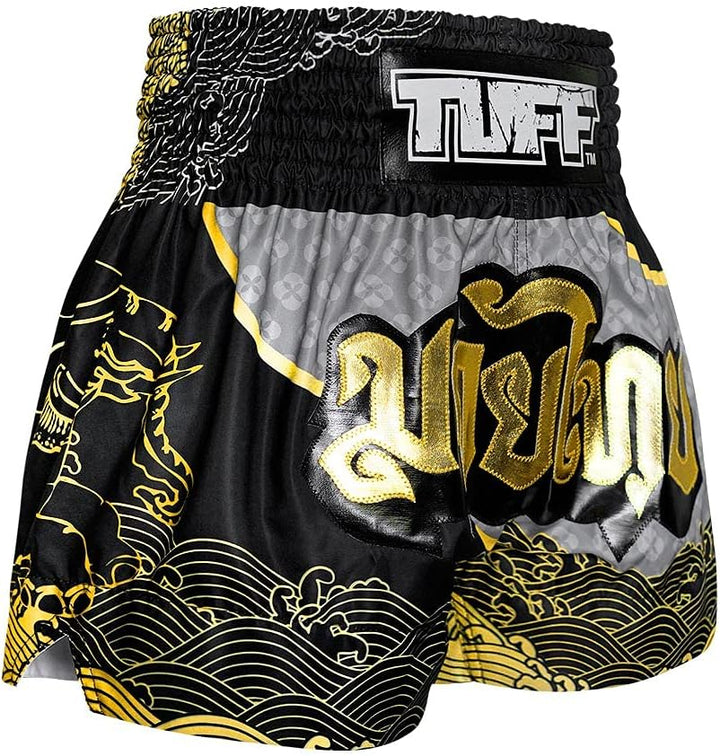 Tuff Sport Muay Thai Boxshorts Herren & Unisex Blau Grösse S Traditioneller Stil MMA Kickboxen Grapp