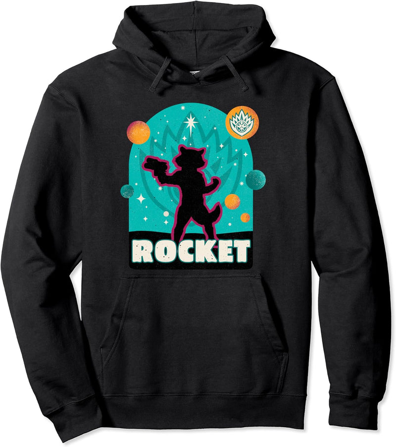 Marvel Guardians of the Galaxy Volume 3 Rocket Space Icon Pullover Hoodie