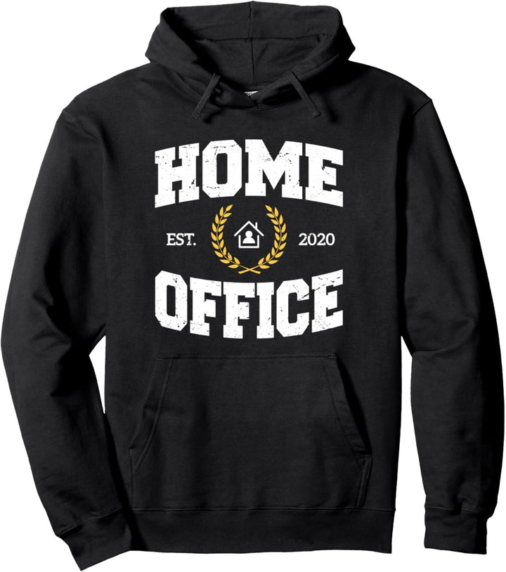 Home Office Est 2020 Heimarbeit Zuhause Arbeiten Homeoffice Pullover Hoodie