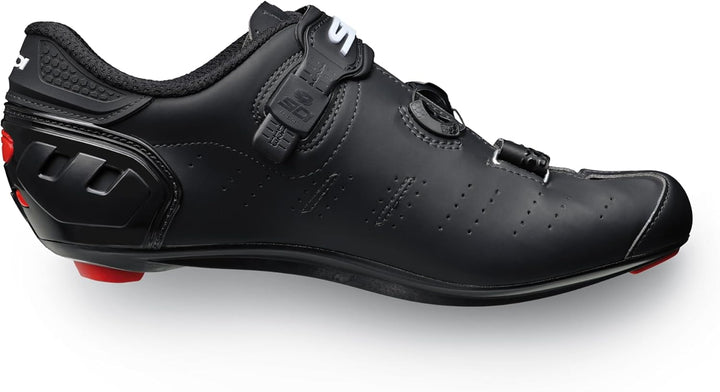Sidi Ergo 5 Mega Fahrradschuhe für Herren, Herren, Weiss SCHWARZ 47 EU Mattschwarz, 47 EU Mattschwar