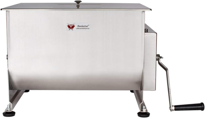 Beeketal 'FMD40' Gastro Marinator Vermenger aus Edelstahl mit ca. 40 Liter Volumen, 2 Butterfly-Misc