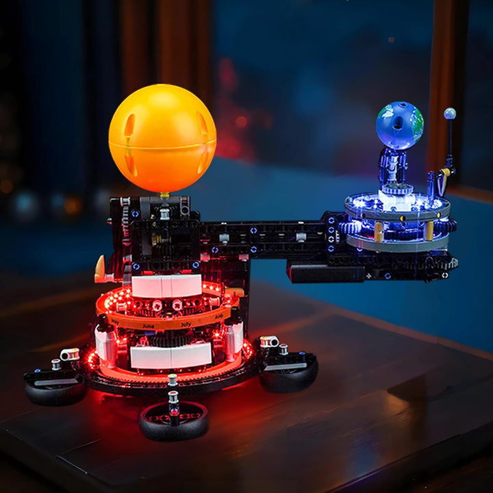 LocoLee Led Licht Kompatibel mit Lego Sonne Erde Mond Modell- Compatible with Lego Sonne Erde Mond M
