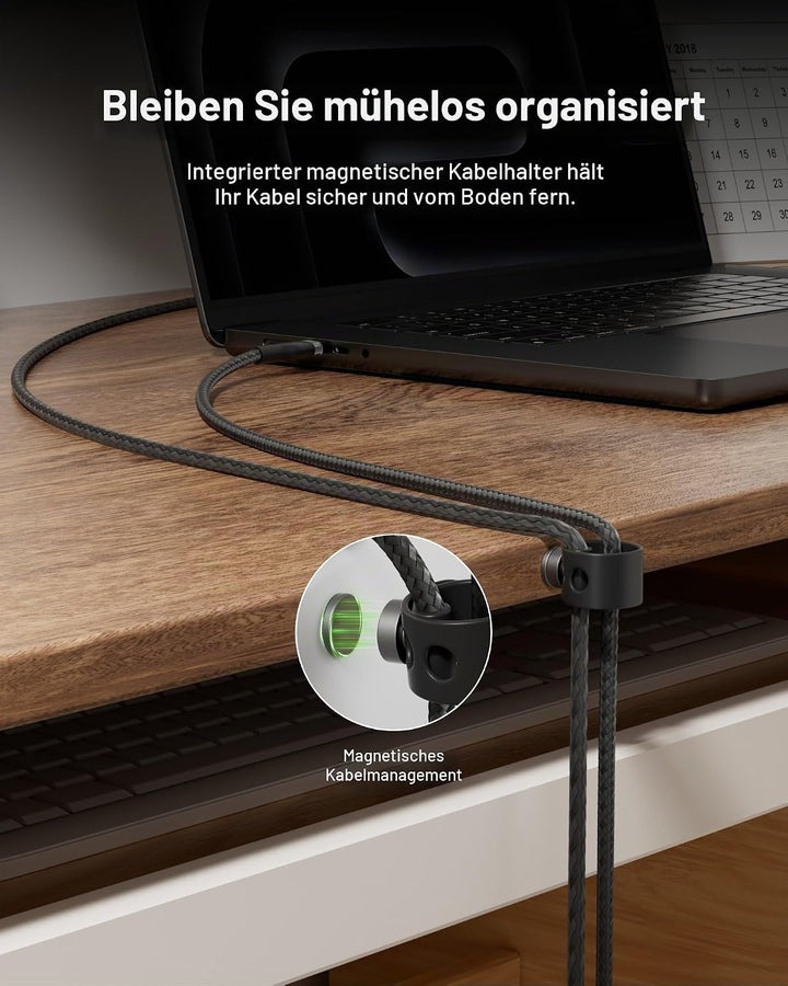 Belkin BoostCharge Pro Flex geflochtenes USB-C/USB-C-Ladekabel, USB-IF-zertifiziert zum Schnellladen
