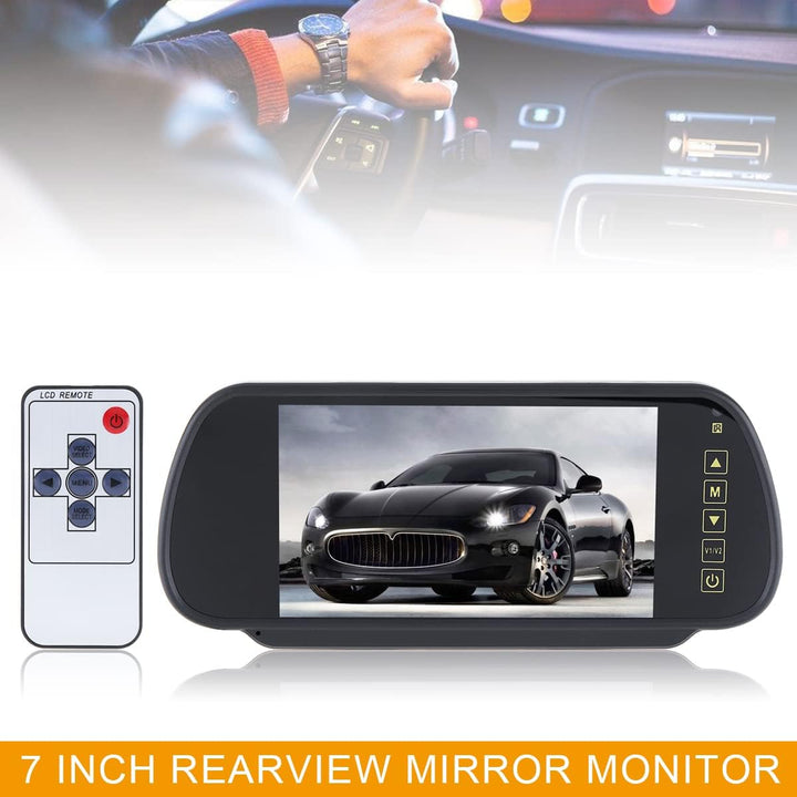 17,8 cm (7 Zoll) 16:9 2-Kanal Videoeingang Auto RGB Digital Display Rückfahrkamera VCR Monitor mit T