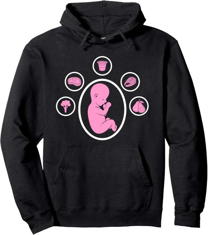 Schwangere Mama Hungrig Lustiger Spruch Schwangerschaft Pullover Hoodie