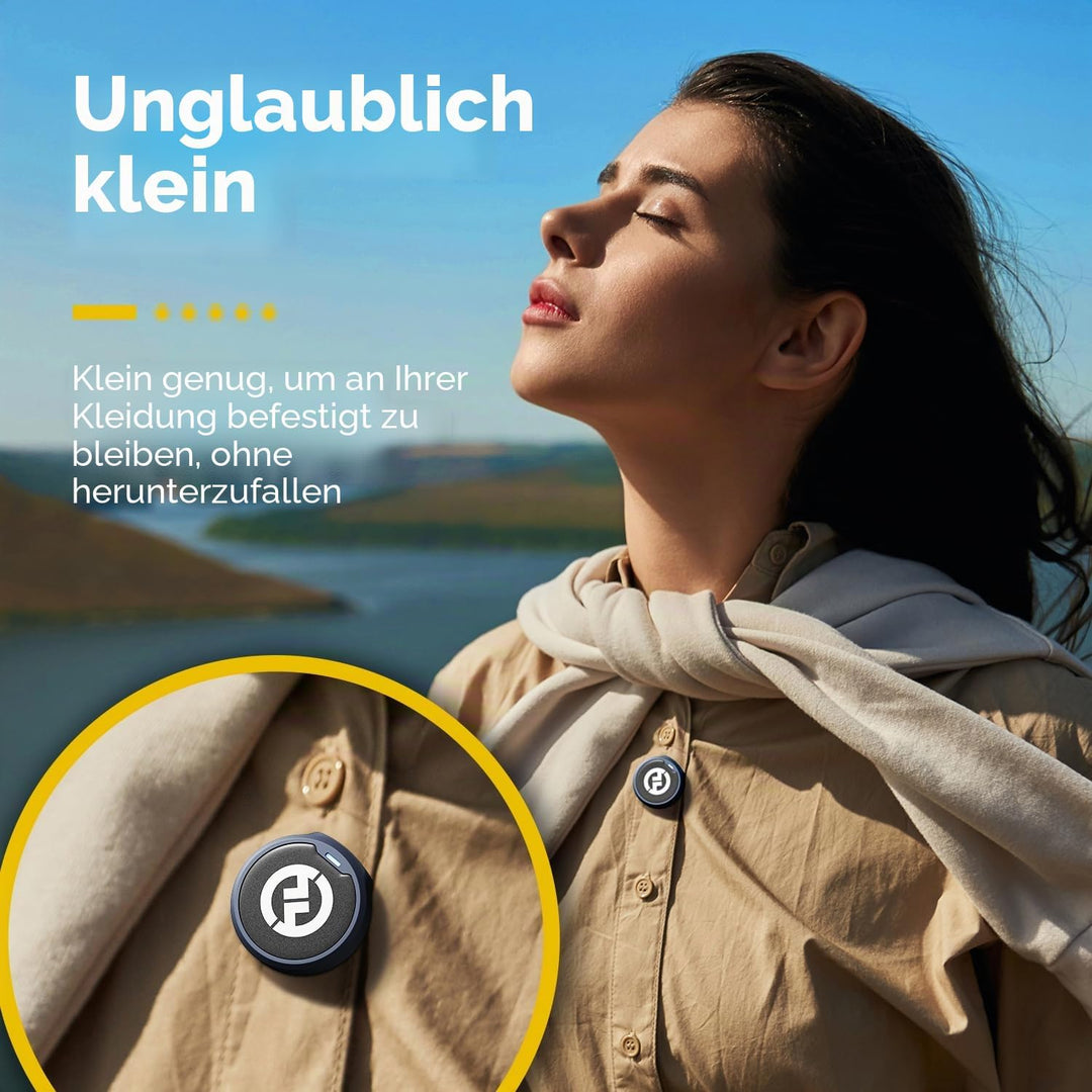 Hollyland Lark M2 Kabellos Lavalier Mikrofon für iPhone/Android/Kamera/PC/Laptop mit Lightning/USB-C