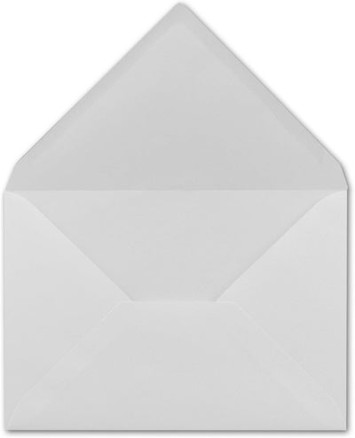 100x Briefumschläge DIN C5-16,2 x 22,9 cm - Weiss mit gerippter Struktur - 100 Gramm pro m² - Kuvert
