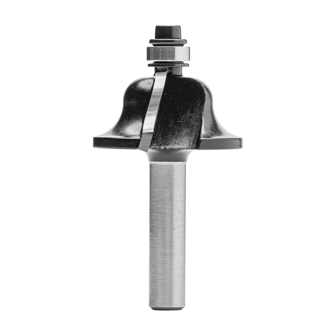ENT 14962 Römischer Profilfräser HW, Schaft (S) 8 mm, Durchmesser (D) 34,9 mm, NL 16,6 mm, R 6,35 mm