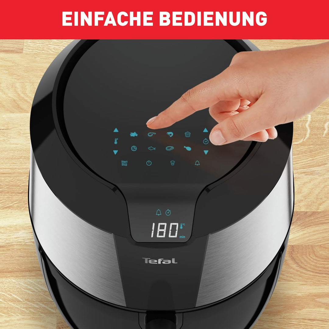 Tefal EY701D Easy Fry XXL Heissluftfritteuse | 1850 Watt | Fassungsvermögen: 1,6 kg | Timer | 8 auto