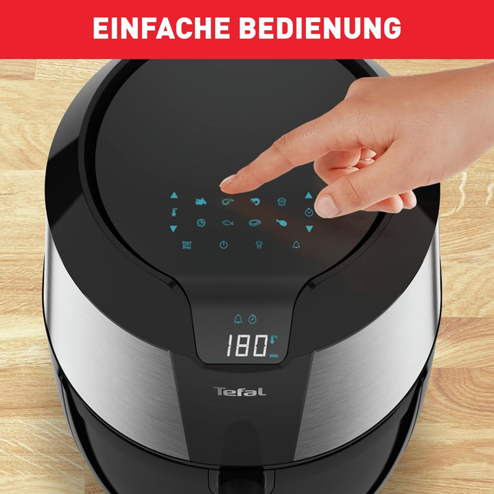 Tefal EY701D Easy Fry XXL Heissluftfritteuse | 1850 Watt | Fassungsvermögen: 1,6 kg | Timer | 8 auto