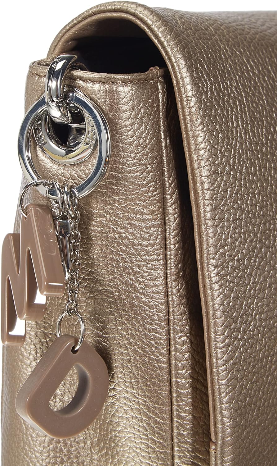 Mandarina Duck Damen Mellow Lux Schultertaschen Light Gold, Light Gold