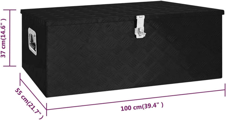 Tidyard Allzweck-Aufbewahrungsbox Box Aufbewahrungskoffer Alukiste Kiste Alubox Transportbox Transpo