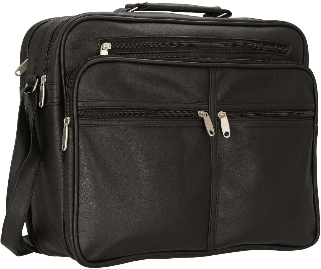 D&N Business Line Umhängetasche, 39 cm, 26 Liter, Schwarz