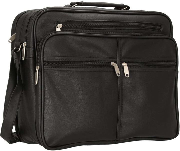 D&N Business Line Umhängetasche, 39 cm, 26 Liter, Schwarz
